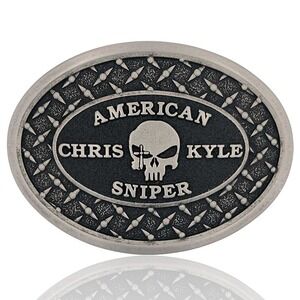 Montana Silversmiths Chris Kyle American Sniper Belt‎ Buckle Retail $50 - NEW!
